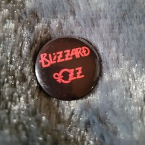 Rare 80's Ozzy Osbourne - Randy Rhoads BLIZZARD OF OZZ 1" Pin Pinback Button